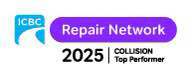 ICBC Repair Network Top Performer 2025 Badge